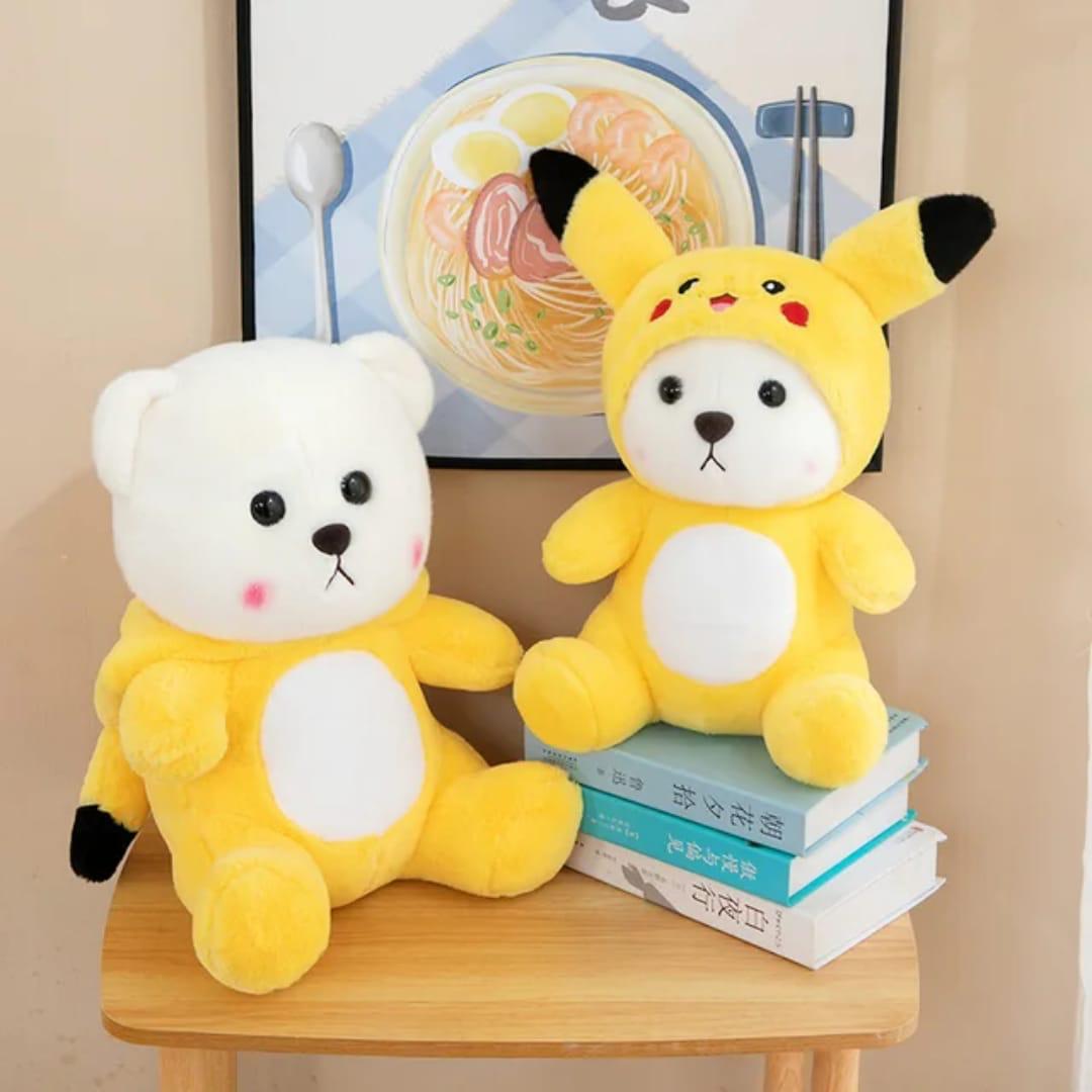 PELUCHES CON MANTA, varios diseños.
