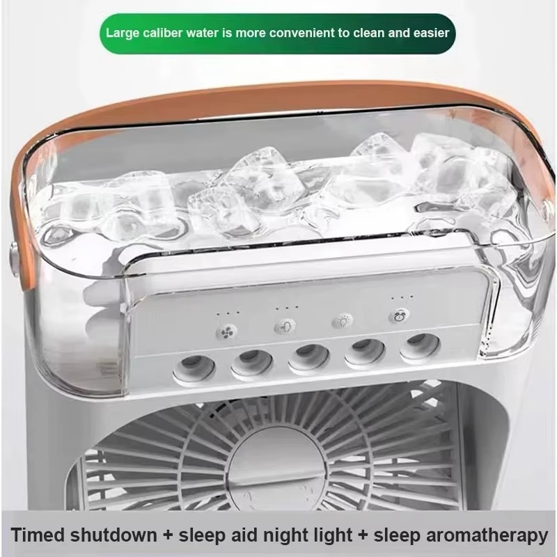 Mini Ventilador Portátil con Humidificador