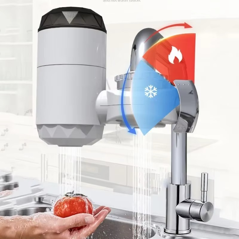Calentador de Agua Eléctrico con Pantalla de Temperatura para Cocina