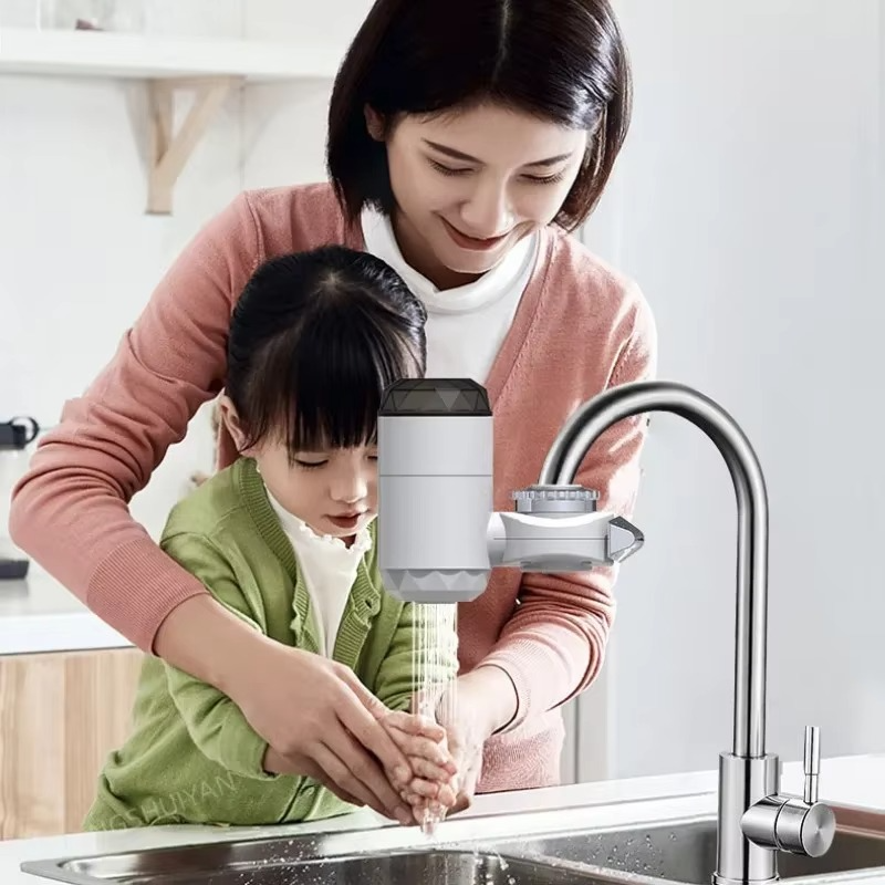 Calentador de Agua Eléctrico con Pantalla de Temperatura para Cocina