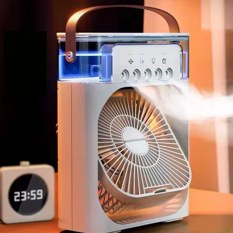 Mini Ventilador Portátil con Humidificador