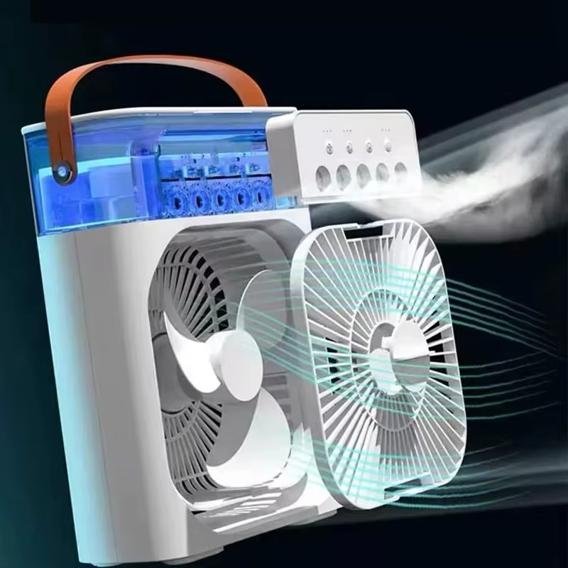 Mini Ventilador Portátil con Humidificador