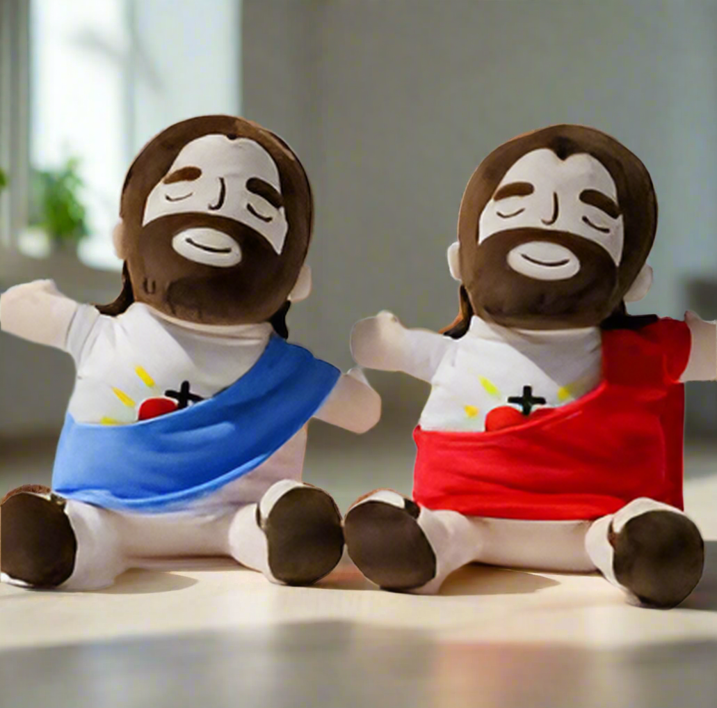 PELUCHE JESUS QUE RESPIRA y EMITE SONIDO