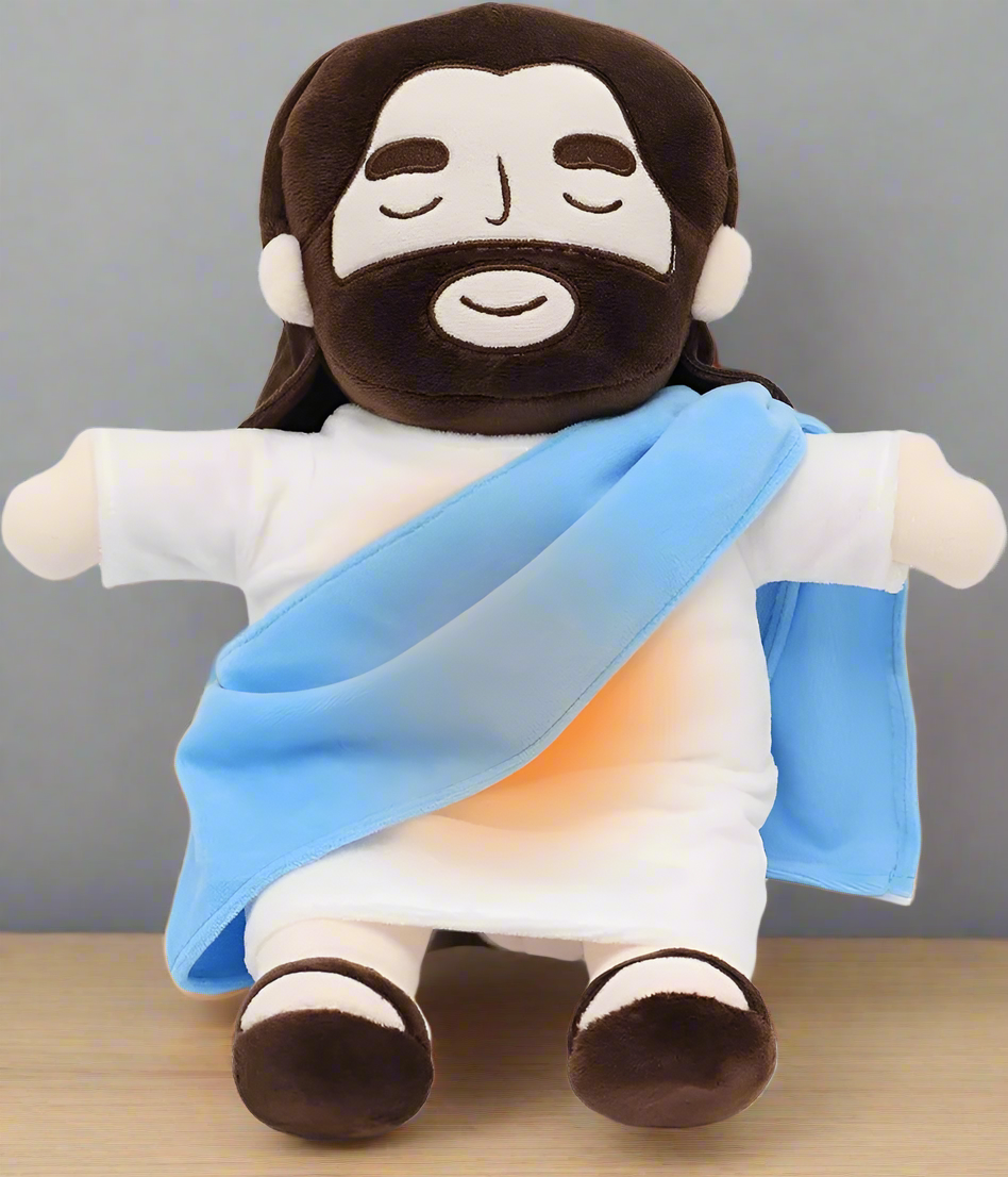 PELUCHE JESUS QUE RESPIRA y EMITE SONIDO