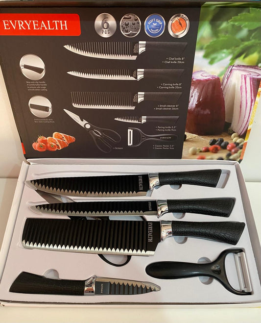 Juego de cuchillos 6 piezas