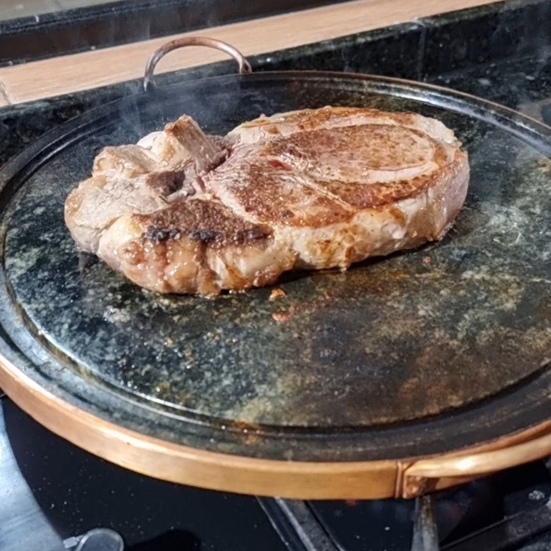 Plancha redonda de Piedra 37cm