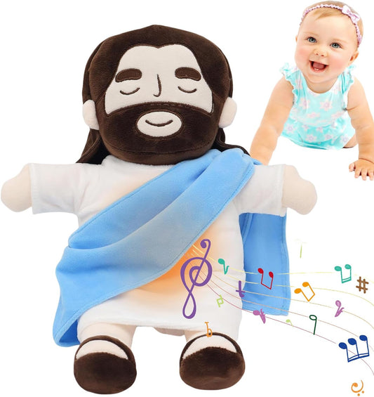 PELUCHE JESUS QUE RESPIRA y EMITE SONIDO