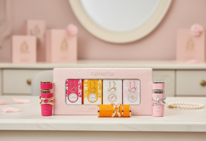 4 Mini perfumes Yara Lattafa colección exclusiva 5ml