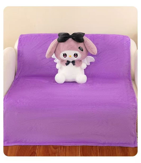 PELUCHES CON MANTA, varios diseños.