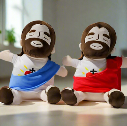 PELUCHE JESUS QUE RESPIRA y EMITE SONIDO