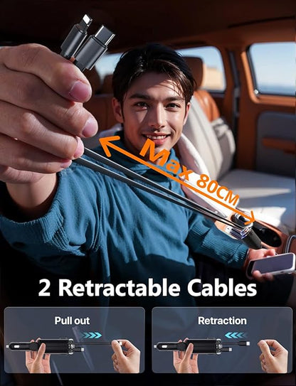 Cargador para auto 5 en 1