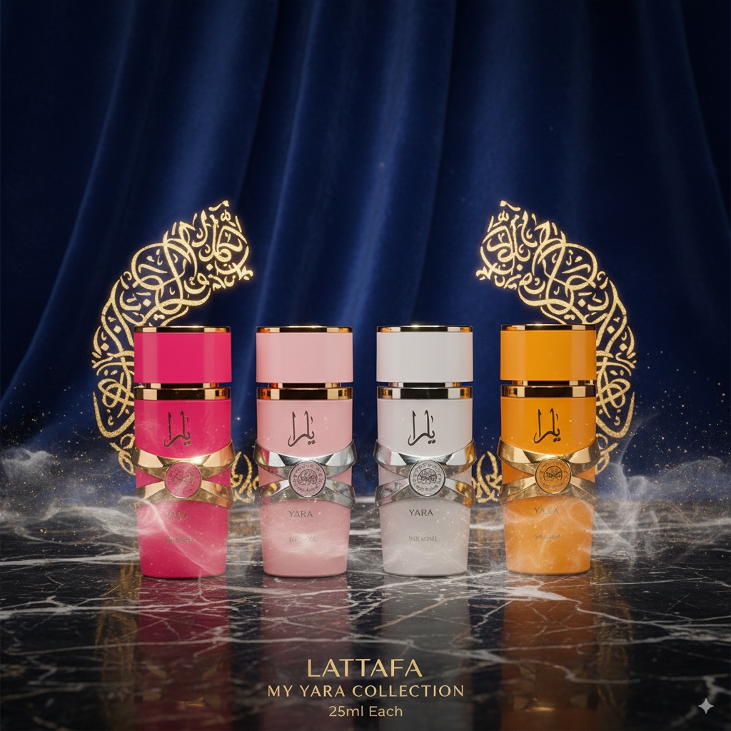 Set de perfumes árabes My Yara Collection 25ml x4