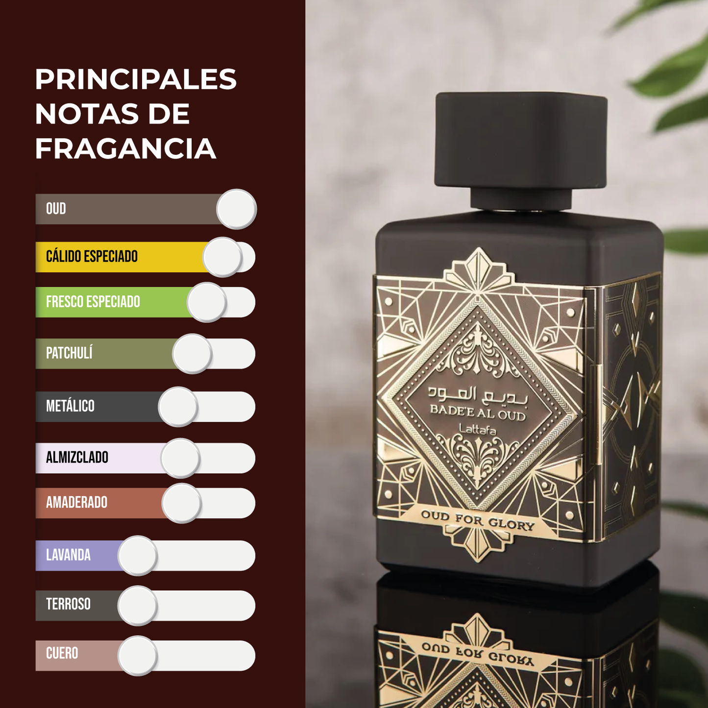 Perfume Árabe Lattafa Badee Al Oud For Glory – 100 ml