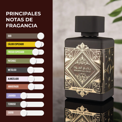 Perfume Árabe Lattafa Badee Al Oud For Glory – 100 ml