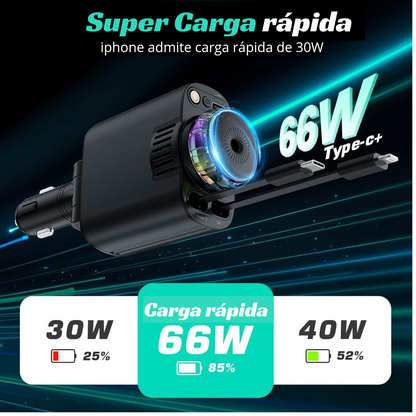Cargador para auto 5 en 1