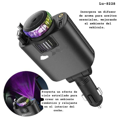 Cargador para auto 5 en 1