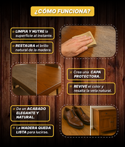 Beewax Restaurador de madera y cueros